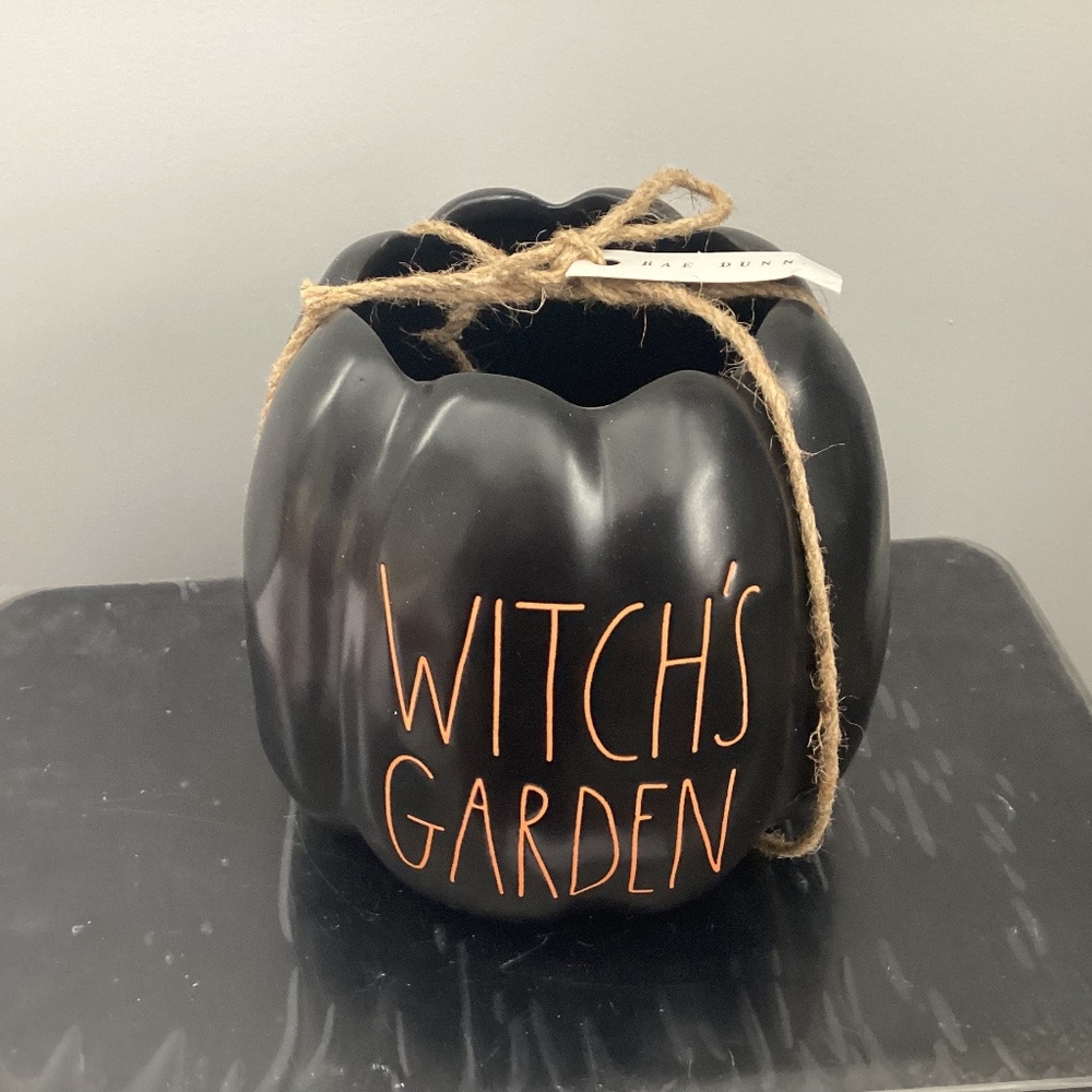 Rae Dunn witch’s garden